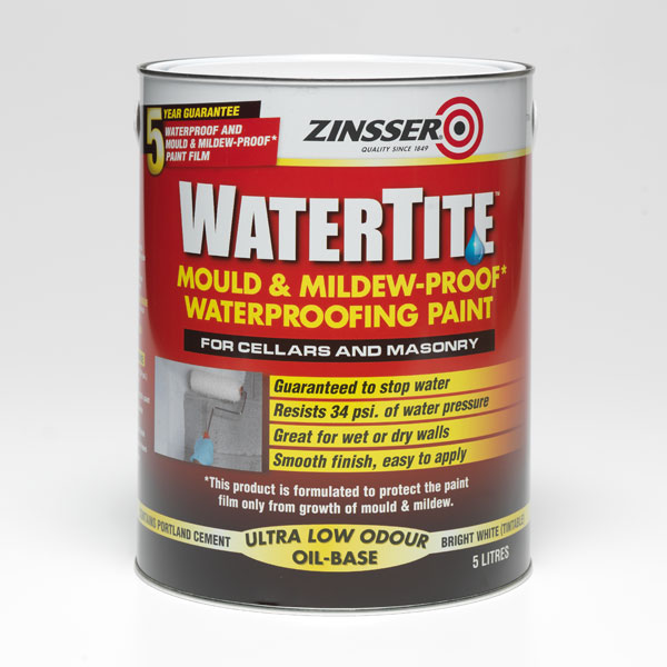 5 Ltr Zinsser Watertite Waterproofing Paint