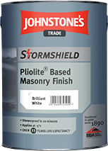 5Ltr Johnstones Stormshield Pliolite Masonry Paint (any mixed colour)