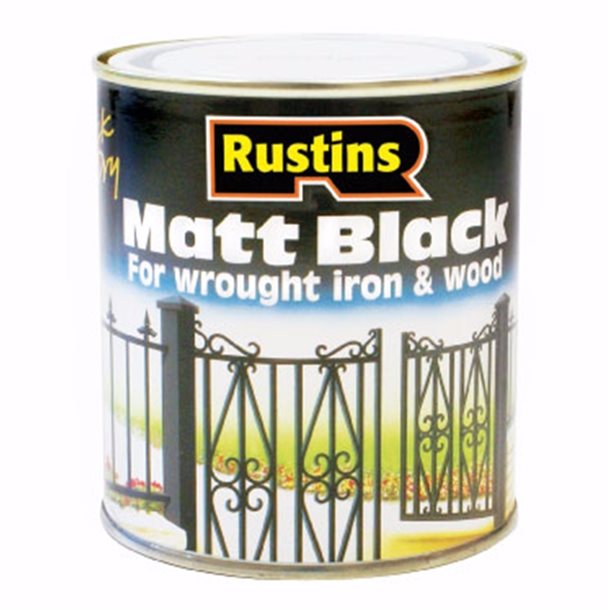 Rustins Quick Dry Black Matt