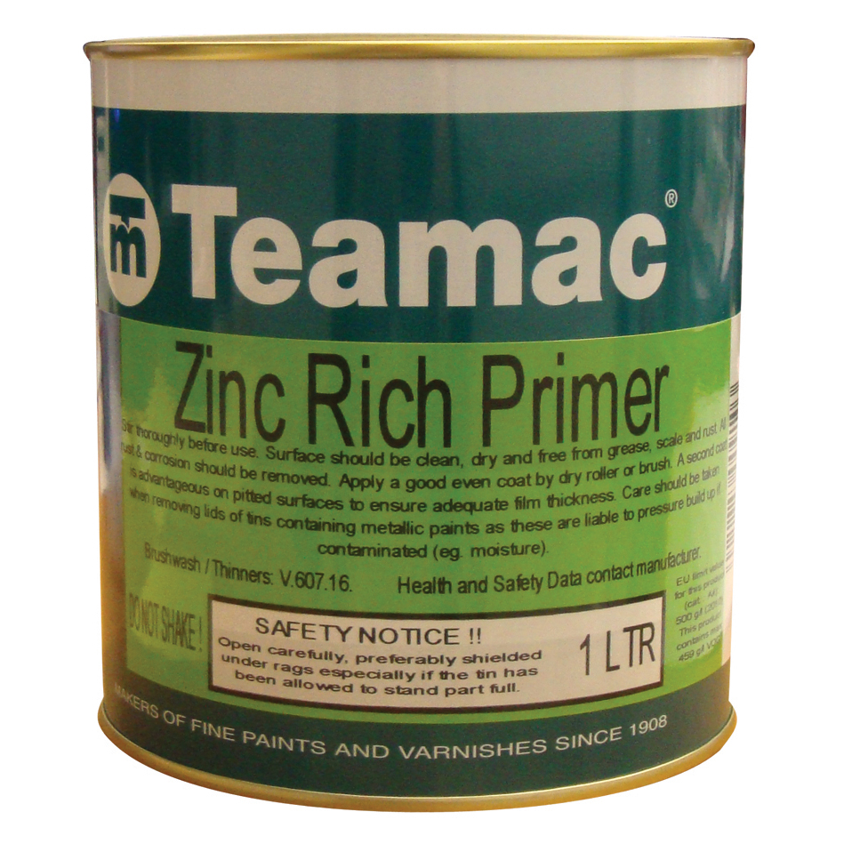 Zinc Rich Primer Containts A Very High Concentration Of Metallic Zinc